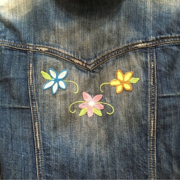 UB JEANS EMBROIDERED JEAN JACKET - Picture 8 of 10